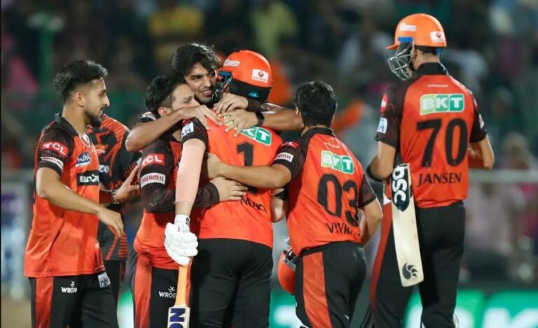 हैदरावादको रोमाञ्चक जित, ४ विकेटले हार्‍यो राजस्थान￼￼