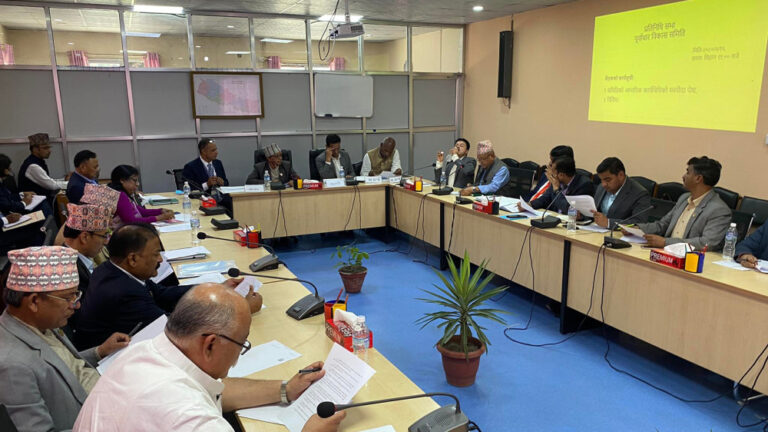 भारतीय संसद्‌को भित्ते चित्रमा नेपाली भूमिको नाम रहेको कुरा सरकारको नोटिसमा छ : मन्त्री बस्नेत