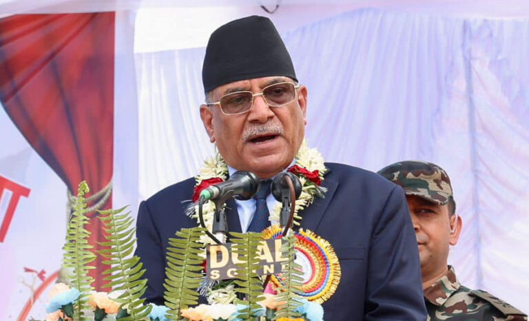 यो गठबन्धन ५ वर्षसम्म कसैले एक इन्च हल्लाउन सक्दैन : प्रचण्ड