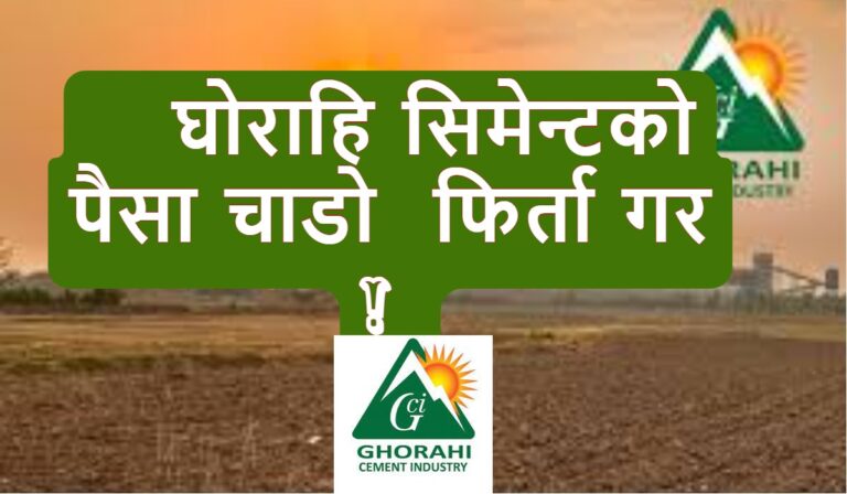 करोडको लगानिमा ८६ हजार नेट कमाइ गर्ने, पचास पैसा ईपीयसको कम्पनीमा फसाईएको भन्दै घोरही सिमेन्टमा रोकिएको पैसा फिर्ता गर्न माग
