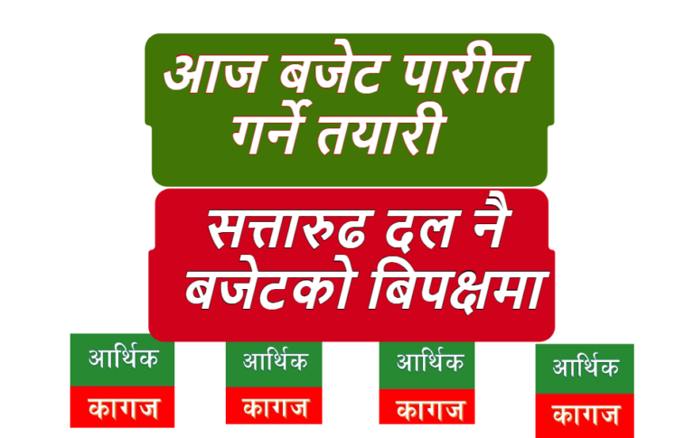 बिरोधका बाबजुत आज बजेट हुबहु पारित गरिने