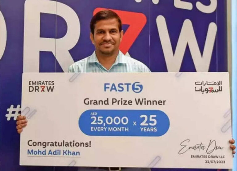 यूएईमा एक व्यक्तिले जिते अनौठो चिठ्ठा, २५ वर्षसम्म मासिक साढे ५ लाख पुरस्कार