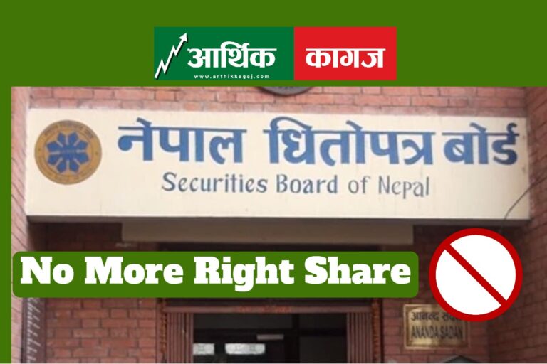 धितोपत्र बोर्डले हकप्रद अनुमती दिन छोड्यो : निर्देशिका जारी गर्ने तयारी