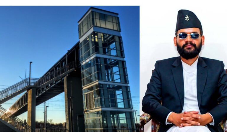 ठुला चोकका आकाशे पुलमा लिफ्ट जडानको योजना अघी बढ्यो , यही बर्ष सक्ने महानगरको तयारी