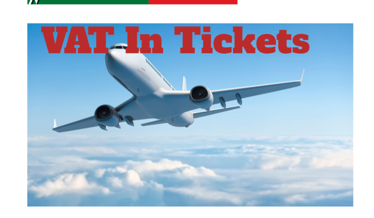 आजबाट हवाई टिकटमा १३ प्रतिसत भ्याट लाग्ने
