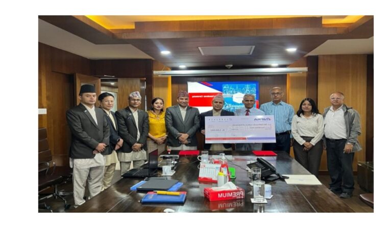 बाल अस्पताल निर्माणका लागि निफ्राले दियो ५० लाख रुपैयाँ