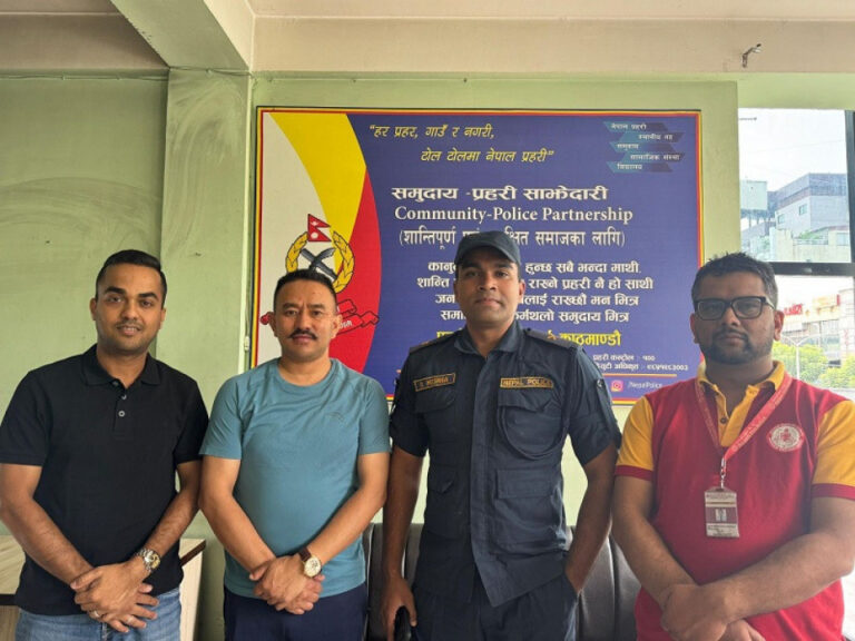 महालक्ष्मी विकास बैंकद्वारा प्रहरी वृत दरबारमार्गको कार्यालय भवन मर्मत सम्भारमा सहयोग